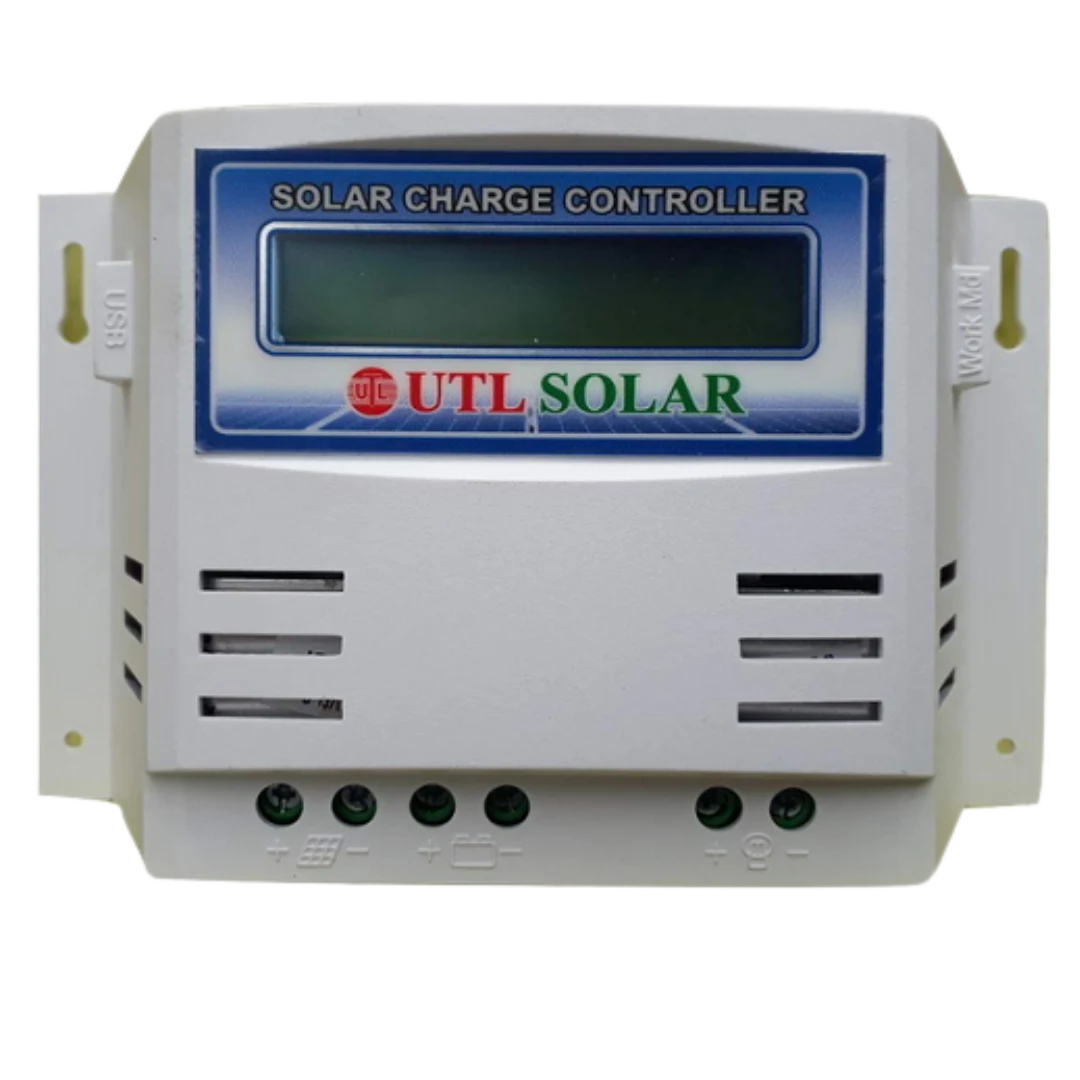 UTL Solar Charge Controller (PWM) 12V/24V, 20Amp, with USB Charging Socket