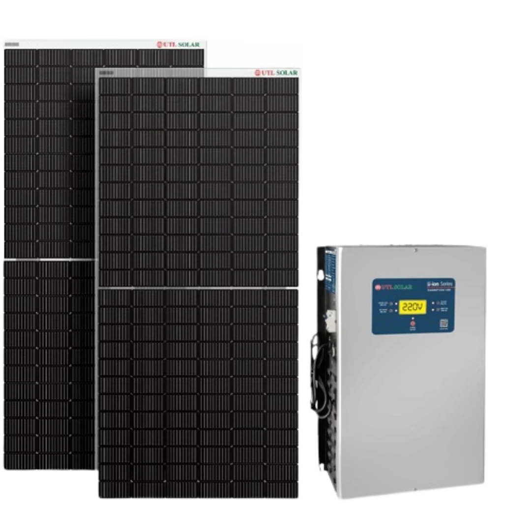 UTL Gamma Plus Li Inverter Off Grid Combo Pack With 540W Mono panel 2Nos