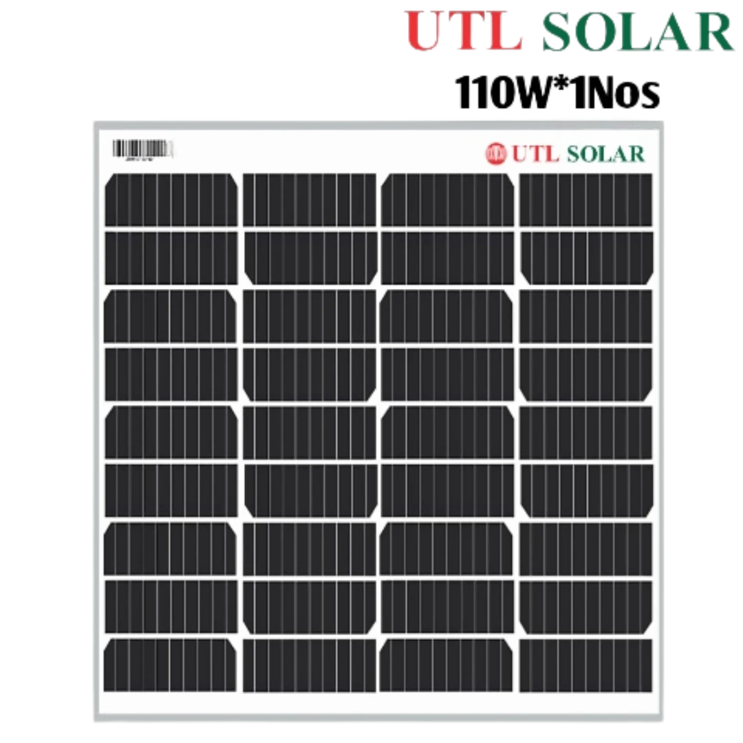 UTL Solar Panel 12V 110W Mono Solar Panel
